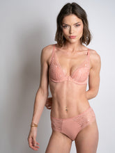 Load image into Gallery viewer, Passionata Ondine Plunge T-Shirt Bra - Peach Melba