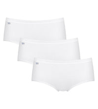 Load image into Gallery viewer, Sloggi Basic+ Midi Brief 3 Pack - White