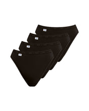 Load image into Gallery viewer, Sloggi Basic+ Tai Brief 4 Pack - Black