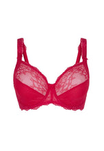 Load image into Gallery viewer, LingaDore Daily Collection Full Coverage Lace Bra - Red