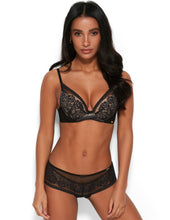 Load image into Gallery viewer, Gossard Encore Light Padded High Apex - Black / Nude
