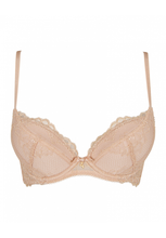 Load image into Gallery viewer, Gossard Superboost Lace Plunge Bra - Nude
