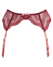 Load image into Gallery viewer, Gossard Superboost Lace Suspender - Cranberry/Raspberry Sorbet