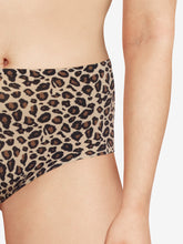 Load image into Gallery viewer, Chantelle Soft Stretch High Waisted Brief - Dark Leopard Print