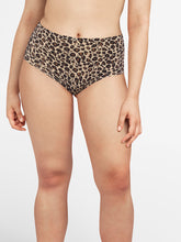 Load image into Gallery viewer, Chantelle Soft Stretch High Waisted Brief - Dark Leopard Print