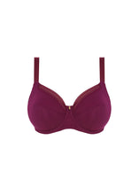 Load image into Gallery viewer, Fantasie Fusion Full Cup Side Support Bra - Black Cherry