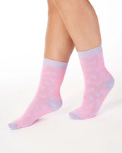 Load image into Gallery viewer, Slenderella Butterfly Leisure Sock - LS186 - 2 Pair Pack