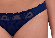 Load image into Gallery viewer, Passionata White Nights Brazilian Brief - Danube Blue Lurex