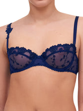 Load image into Gallery viewer, Passionata White Nights Balconette Bra - Danube Blue Lurex