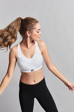 Load image into Gallery viewer, Royce Impact Free Adjustable Fit Sports Bra - White