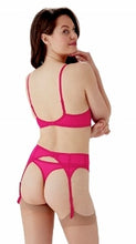 Load image into Gallery viewer, Gossard Superboost Lace Suspender - Vivacious Pink