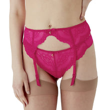 Load image into Gallery viewer, Gossard Superboost Lace Suspender - Vivacious Pink