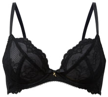 Load image into Gallery viewer, Gossard Superboost Lace Non-Padded Plunge Bra - Black