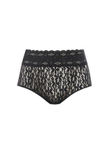Load image into Gallery viewer, Wacoal Halo Lace Full Brief - Black