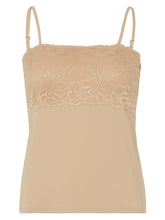 Load image into Gallery viewer, Gaspé Microfibre Cami Top with Backed Lace - GL2715