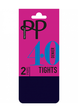 Load image into Gallery viewer, Pretty Polly EVERYDAY OPAQUE TIGHTS 40 DENIER 2 PAIR PACK - PPERQ7