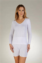 Load image into Gallery viewer, Slenderella Brushed Thermal Long Sleeve Top UW403