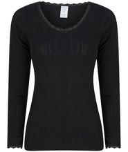 Load image into Gallery viewer, Slenderella Brushed Thermal Long Sleeve Top UW403