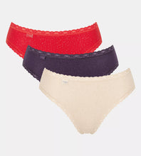 Load image into Gallery viewer, Sloggi 24/7 Weekend Tai Brief 3 Pack - Multi Colours 23
