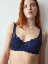 Load image into Gallery viewer, Triumph Amourette Half Cup Padded Bra - Admiral
