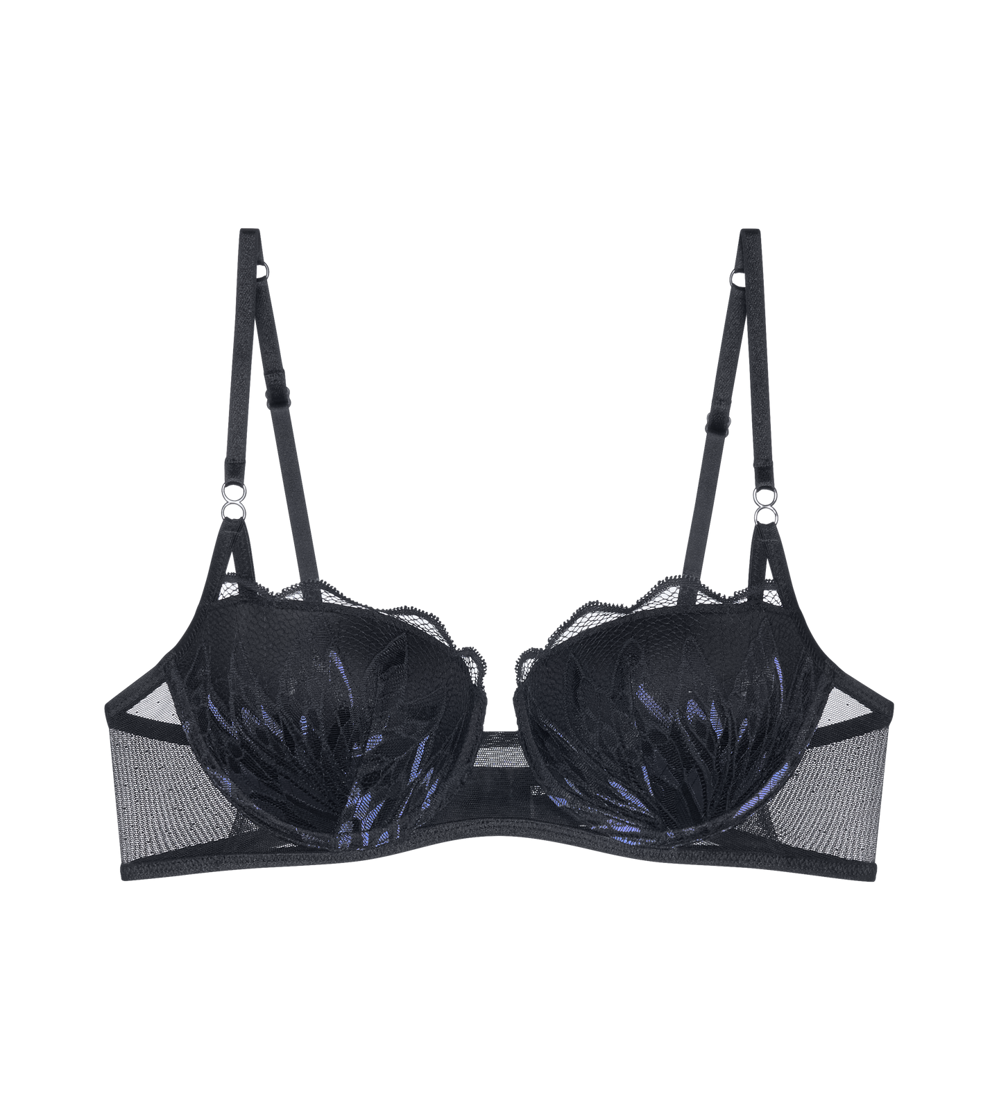 Triumph Crazy Stupid Love Half Cup Padded Bra - Black