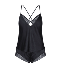 Load image into Gallery viewer, Triumph A Weekend To Remember Camisole &amp; Shorts Set - Black
