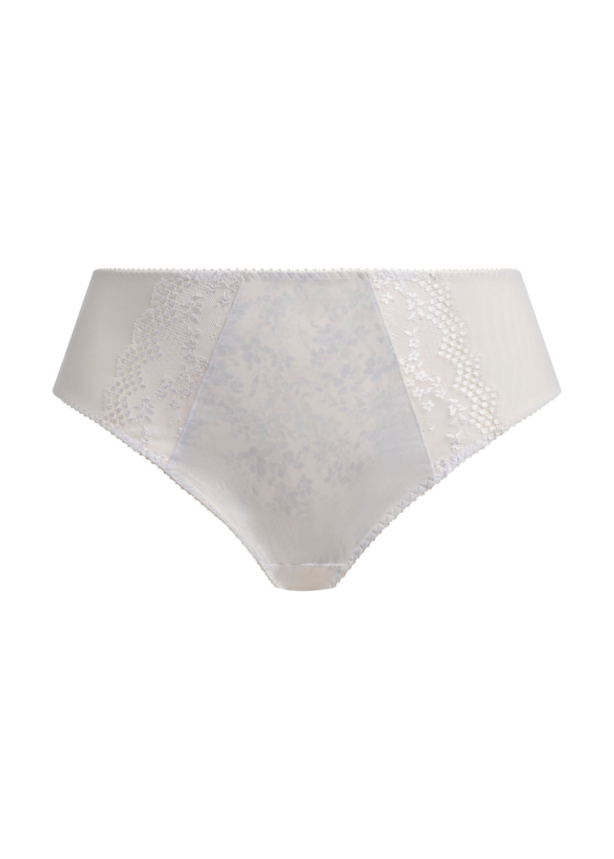 Elomi Lucie High Leg Brief - White