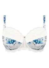 Load image into Gallery viewer, Fantasie Lucia Underwired Side Support Bra - Blue Garden
