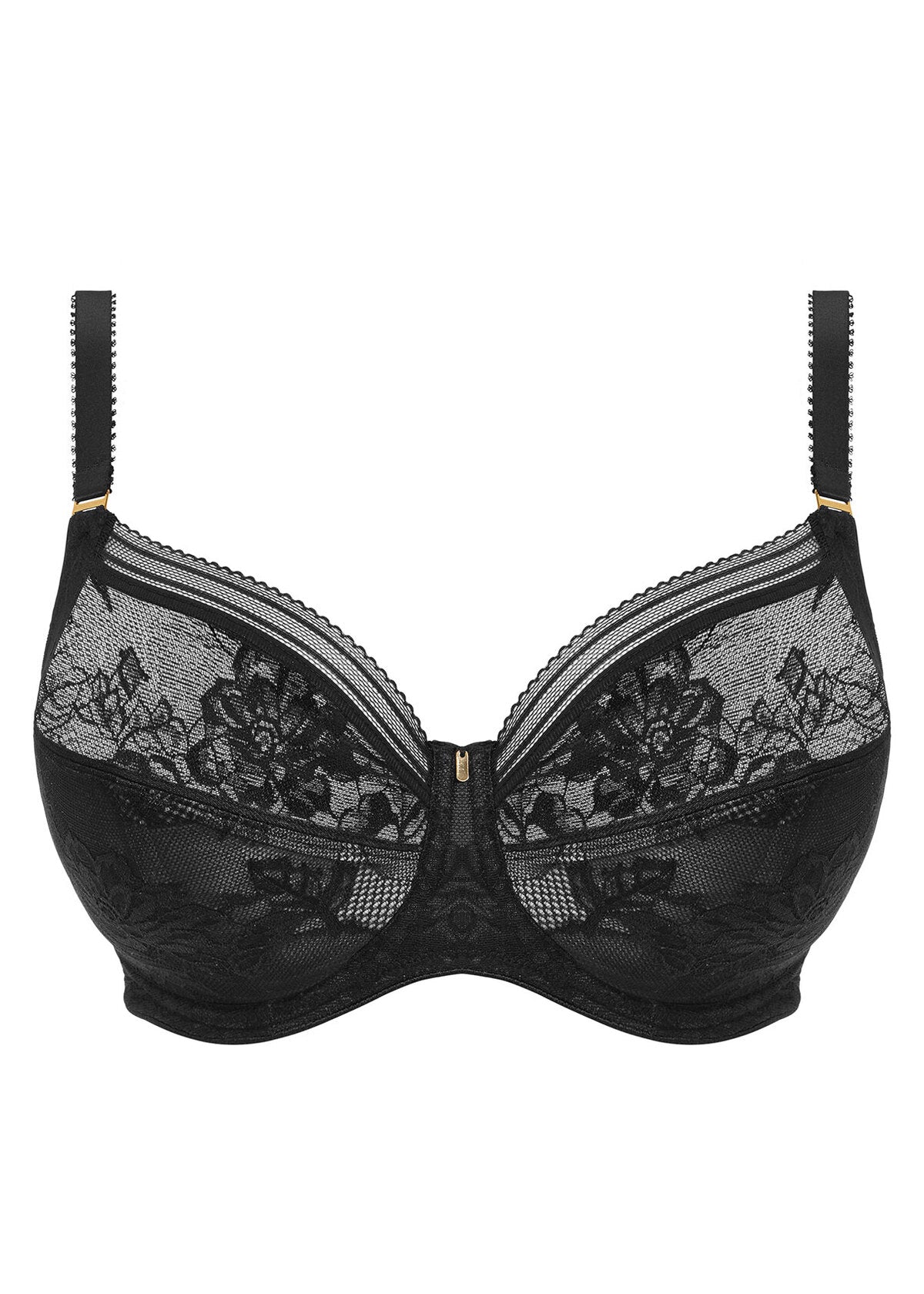 Fantasie Fusion Lace Full Cup Side Support Bra - Black