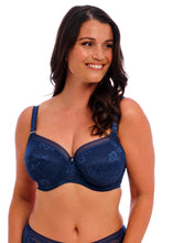 Load image into Gallery viewer, Fantasie Fusion Lace Full Cup Side Support Bra - French Navy
