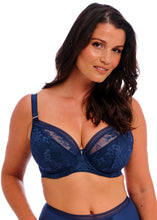 Load image into Gallery viewer, Fantasie Fusion Lace Plunge Bra - French Navy
