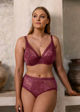 Load image into Gallery viewer, Fantasie Fusion Lace Plunge Bra - Rosewood
