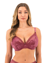 Load image into Gallery viewer, Fantasie Fusion Lace Plunge Bra - Rosewood
