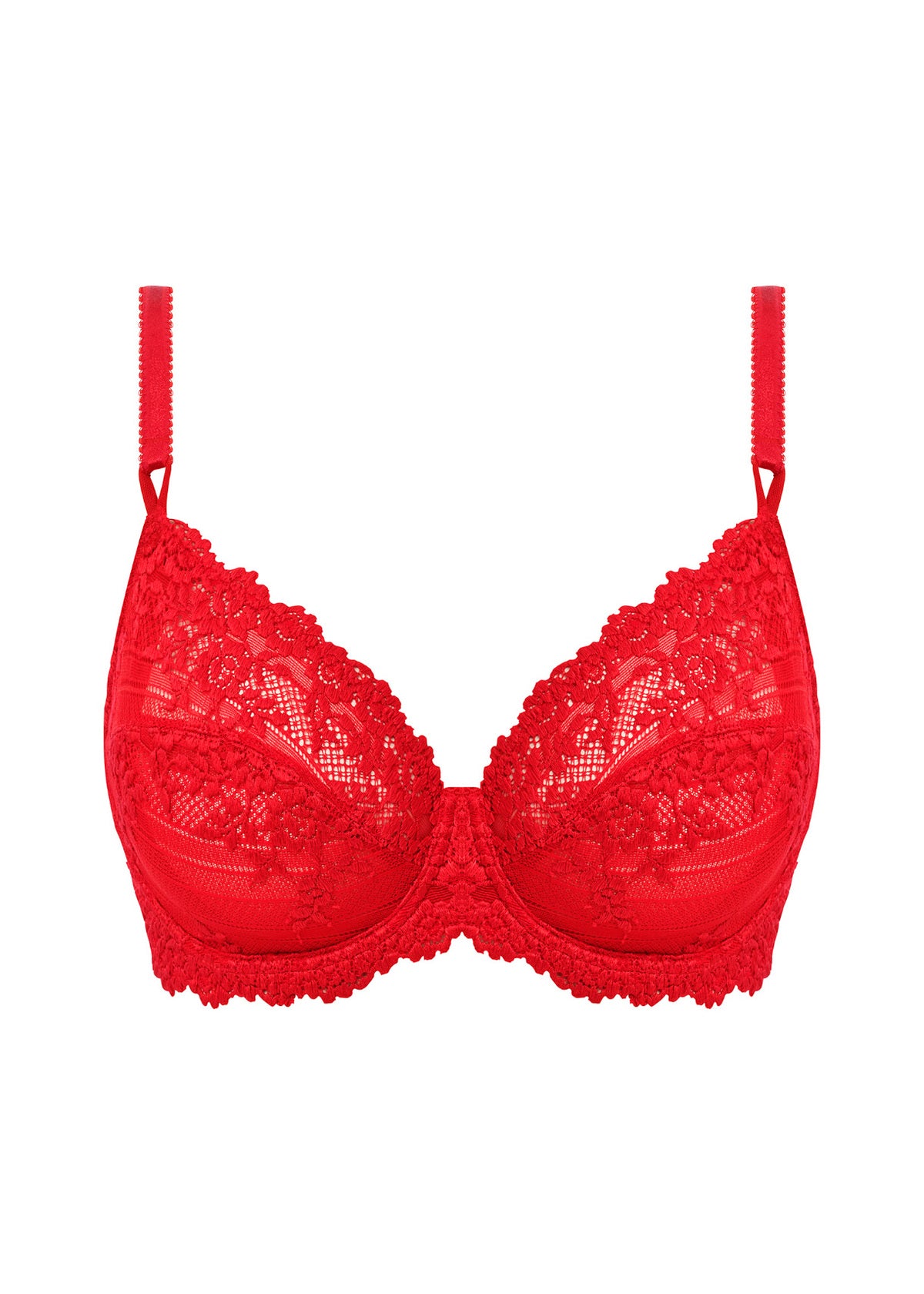 Wacoal Embrace Lace Underwired Bra - Equestrian Red