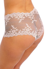 Load image into Gallery viewer, Wacoal Embrace Lace Boy Short - Smoke/Crystal Pink
