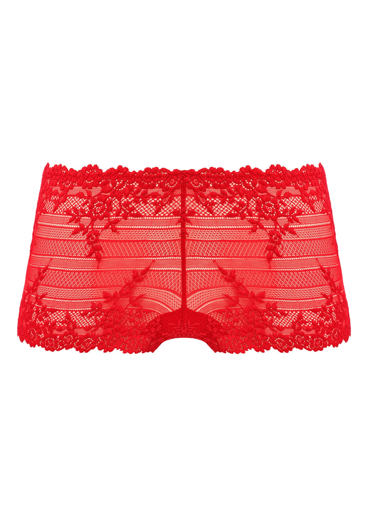 Wacoal Embrace Lace Boy Short - Equestrian Red