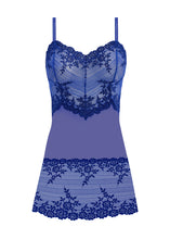 Load image into Gallery viewer, Wacoal Embrace Lace Chemise - Beaucoup Blue / Bellwether Blue
