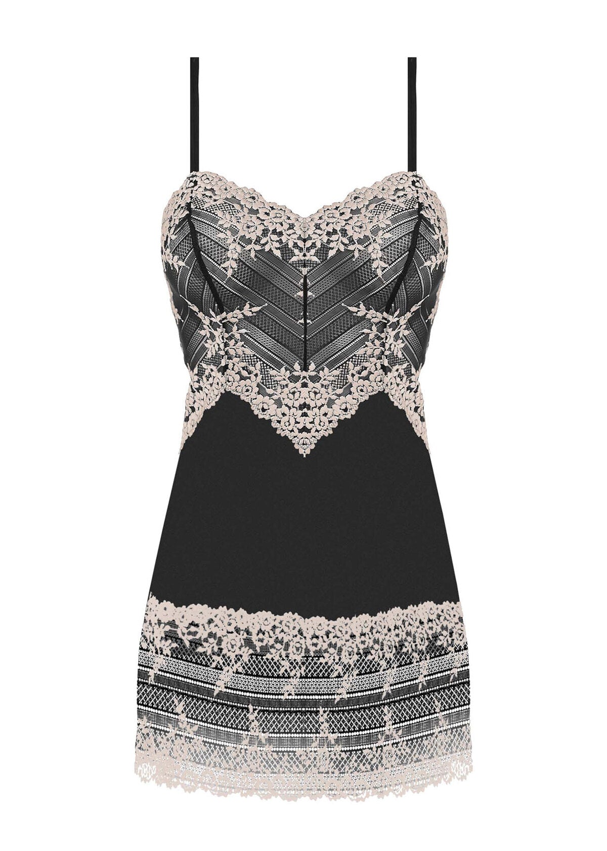 Wacoal Embrace Lace Chemise - Black