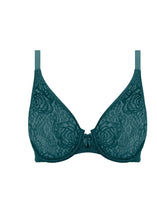Load image into Gallery viewer, Wacoal Halo Lace Moulded Underwire Bra - Dark Sea
