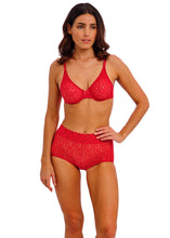 Load image into Gallery viewer, Wacoal Halo Lace Moulded Underwire Bra - Equestrian Red
