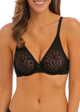 Load image into Gallery viewer, Wacoal Halo Lace Moulded Underwire Bra - Black

