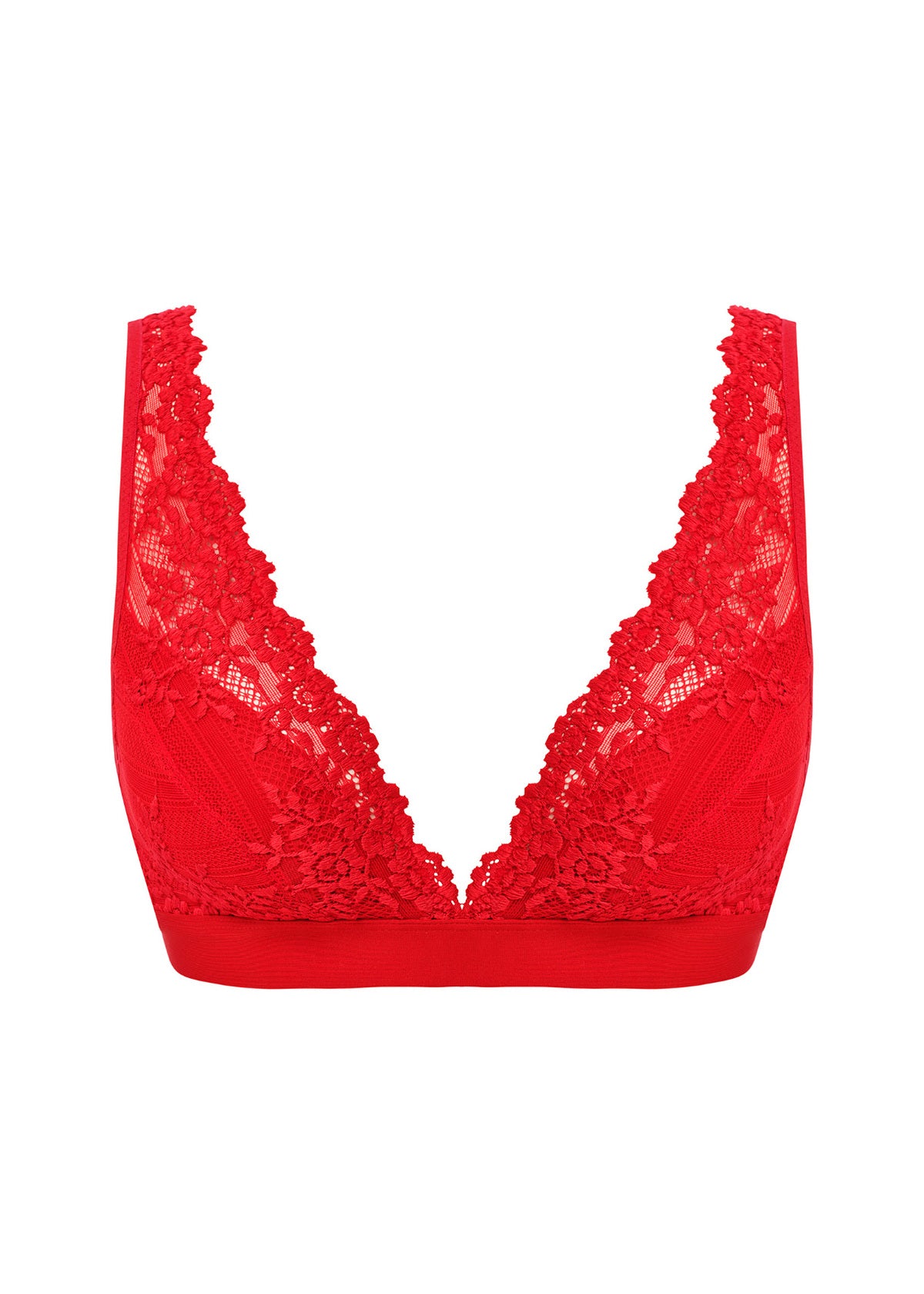 Wacoal Embrace Lace Soft Cup Bra - Equestrian Red