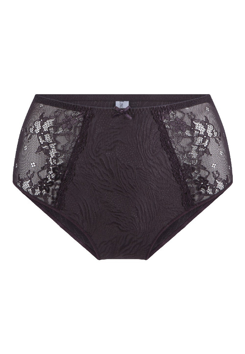 LingaDore Daily Collection High Waist Brief - Dark Pepper