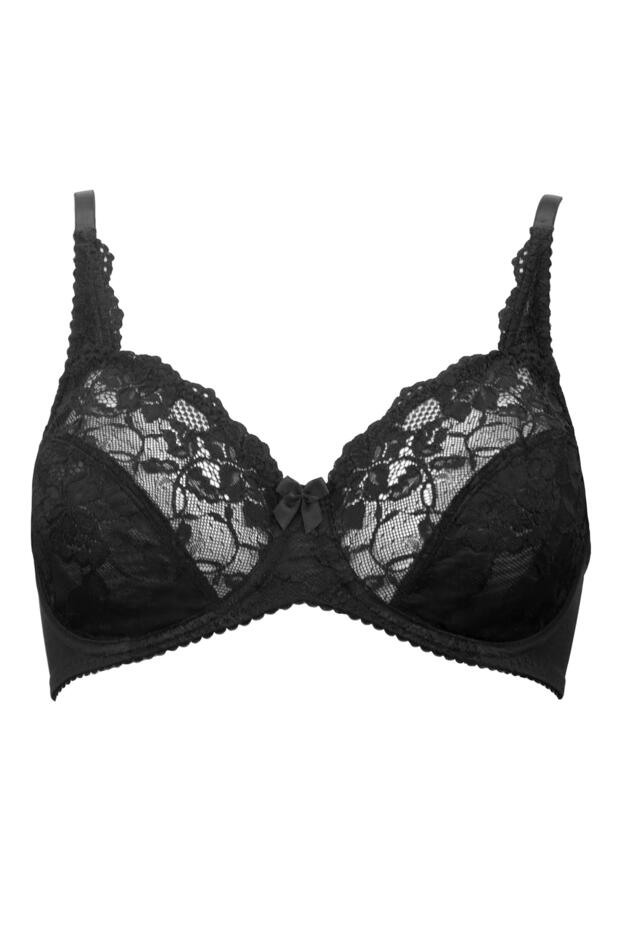 Charnos Rosalind Full Cup Underwired Bra - Black