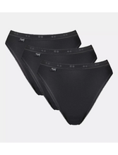 Load image into Gallery viewer, Sloggi Basic+ Tai Brief 3 Pack - Black
