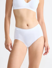 Load image into Gallery viewer, Sloggi Basic+ Midi Brief 3 Pack - White
