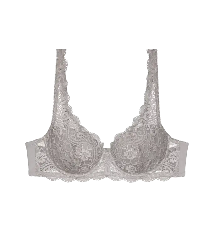 Triumph Amourette Half Cup Padded Bra - Silent Grey