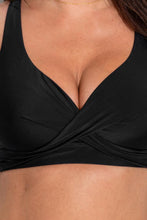 Load image into Gallery viewer, Pour Moi Free Spirit Twist Front Non-Wired Bikini Set - Black
