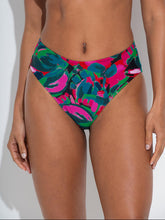 Load image into Gallery viewer, Pour Moi Heatwave Twist Front Ruched Tummy Control Tankini - Black Multi
