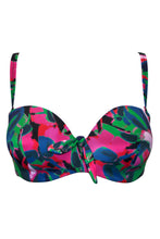 Load image into Gallery viewer, Pour Moi Heatwave Strapless Lightly Padded Bikini Set - Black Multi
